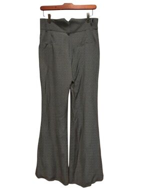 Corey Lynn Calter Black Geometric High Rise Wide Leg Pants